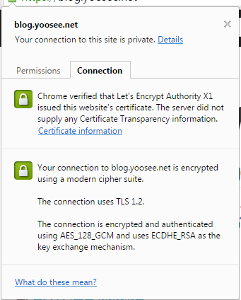 SSL in blog.yoosee.net