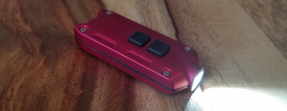 Nitecore TIP RED 360 Lumens USB Rechargeable Keychain Flashlight